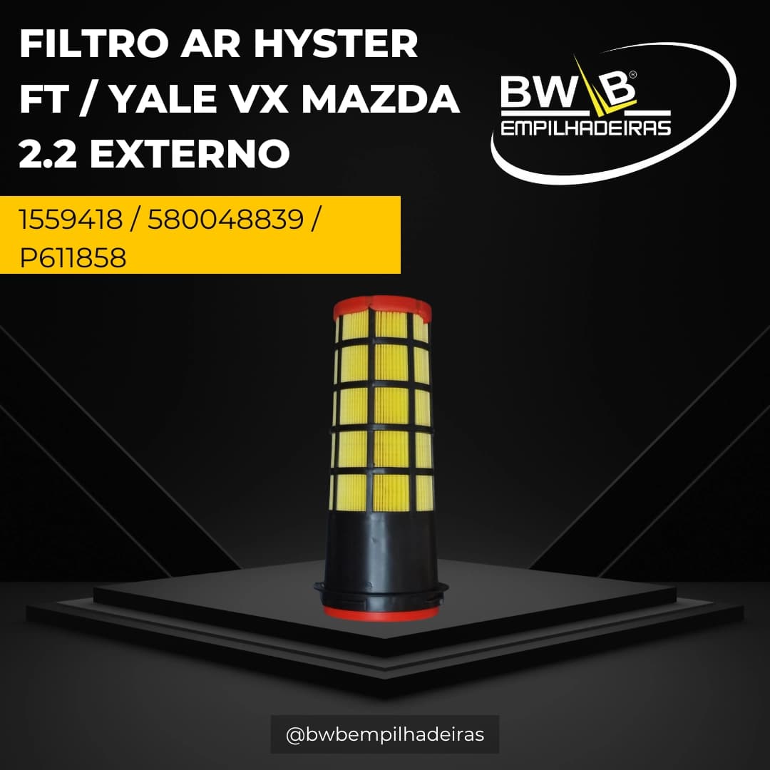 FILTRO AR HYSTER FT / YALE VX MAZDA 2.2 EXTERNO
